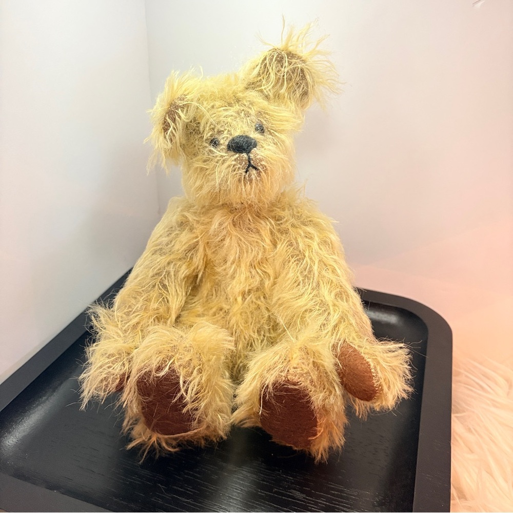 Vintage Long Pile Shaggy Hair Teddy Bear